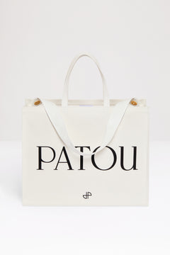 Patou canvas tote in organic cotton