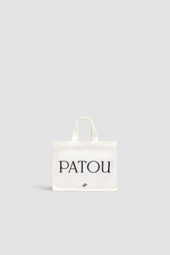Small Patou tote in cotton canvas