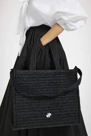 Panier JP en raphia