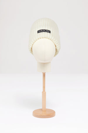 Patou beanie in wool and cashmere
