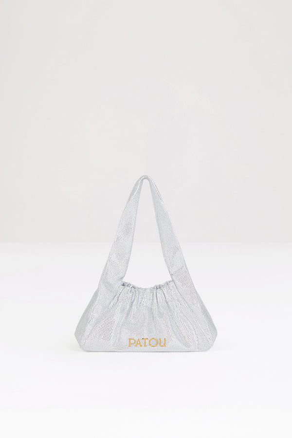 Patou - Le Biscuit bag in embellished satin