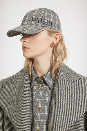 Patou cap in cotton jacquard
