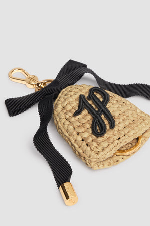 Keyholder in raffia