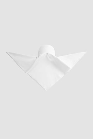 Casquette foulard en popeline de coton bio