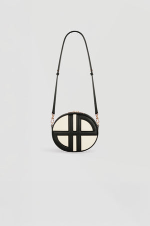 Le JP bag in leather and recycled cotton
