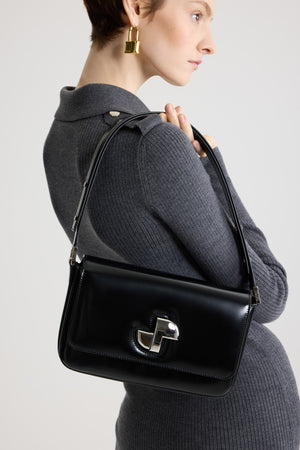 Le Classic Lock レザーバッグ