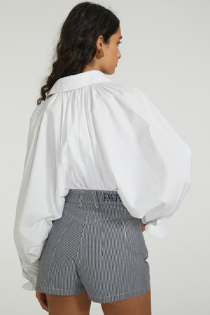 Blouse d'artiste en coton éco-responsable