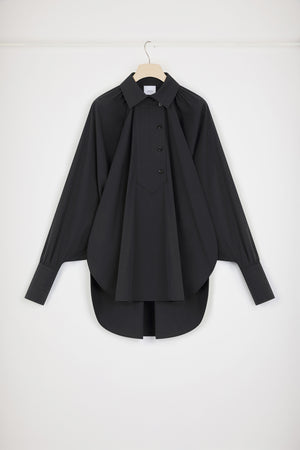 Blusa da pittore in cotone ecosostenibile
