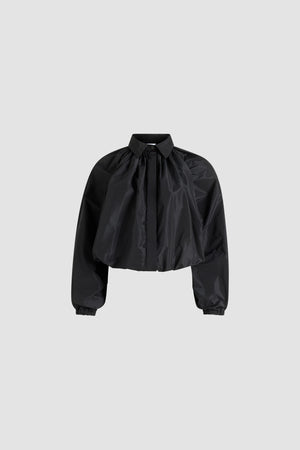 Ballonbluse aus recycelter Faille