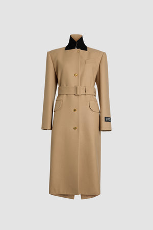 Cappotto sartoriale in misto lana e cachemire ecosostenibile
