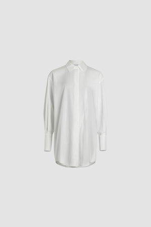 Mini shirt dress in organic cotton