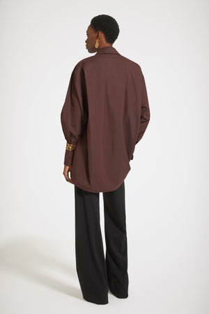 Vestito camicia corto in cotone bio