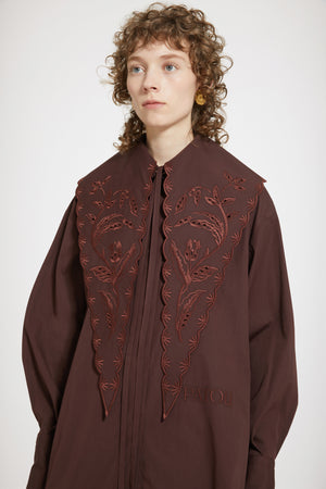 Vestito camicia corto in cotone bio