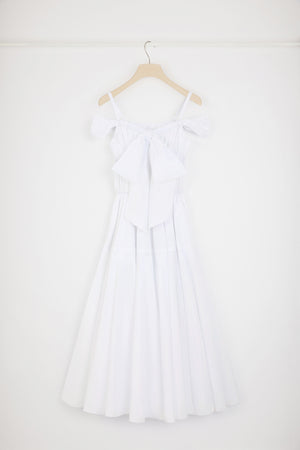 Robe cocktail midi en faille recyclée
