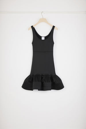 Tanktop-Minikleid aus Satin