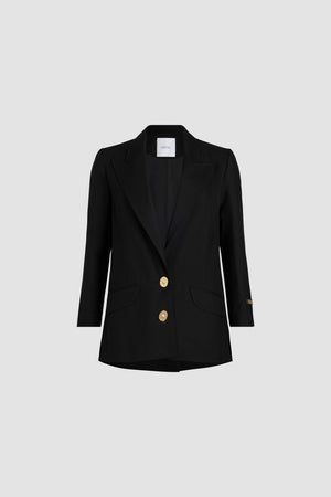 Jewellery button wool jacket