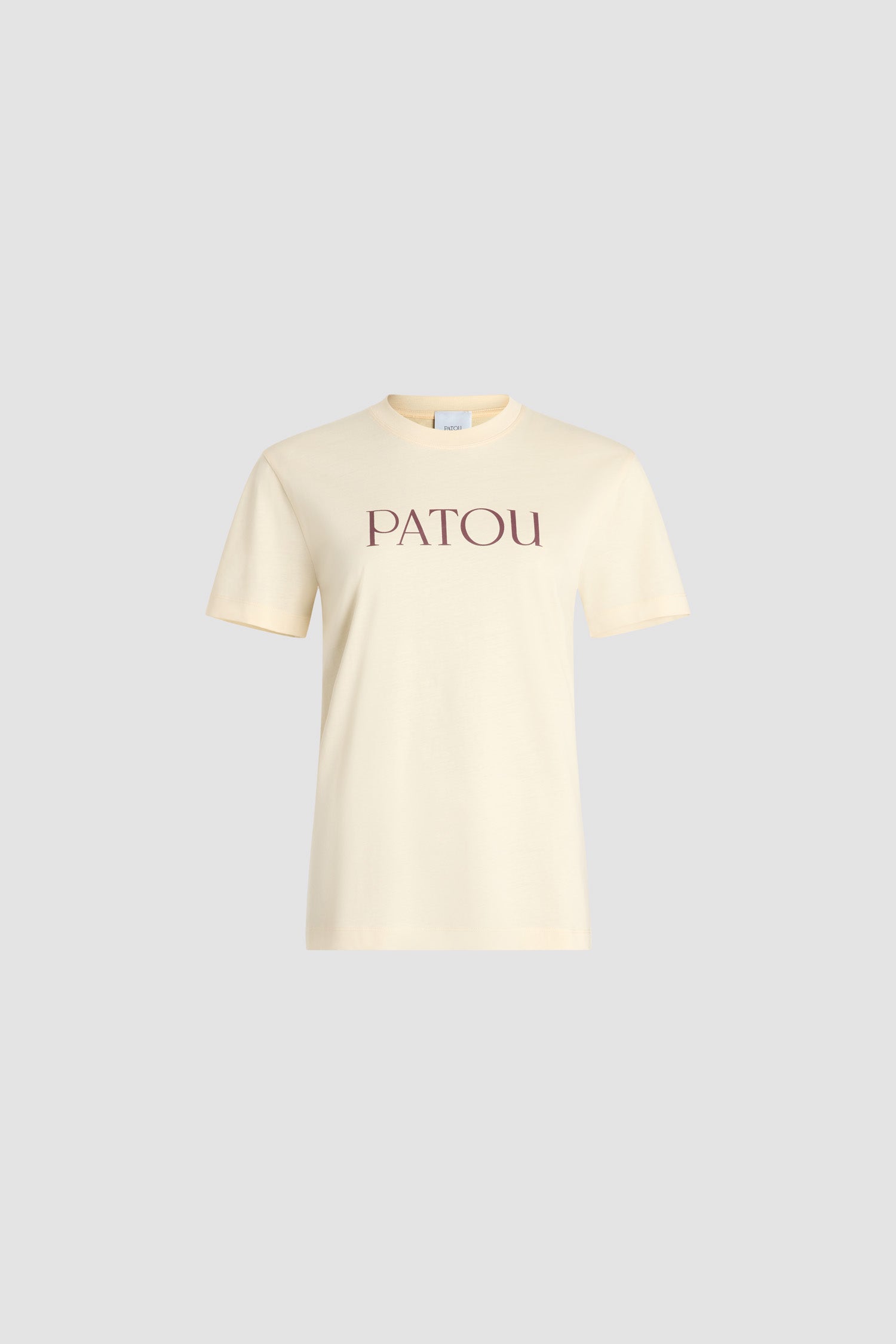 Patou - T-shirt Patou in cotone bio - Snowberry White - T-shirt in cotone bio Snowberry White. Vestibilità regular. Girocollo. Logo Patou stampato sul davanti.