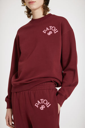 Patou bouclette sweatshirt in organic cotton