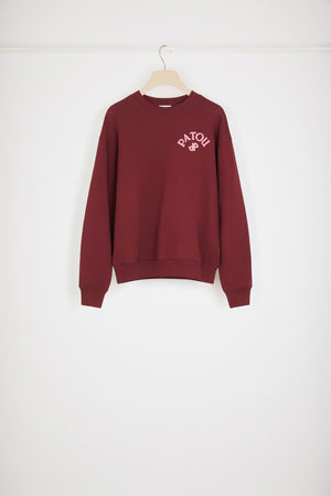Patou bouclette sweatshirt in organic cotton