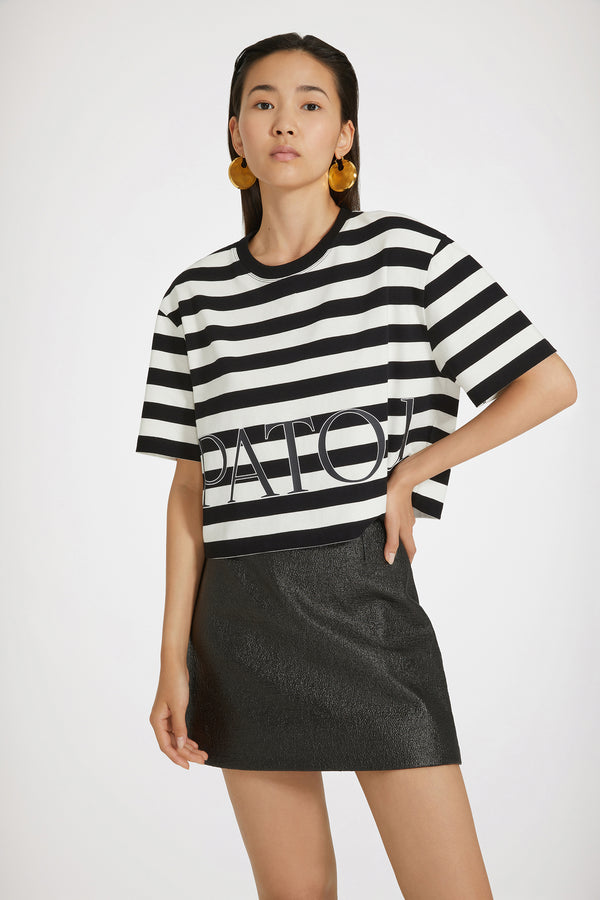 Patou - Patou boxy striped t-shirt in organic cotton