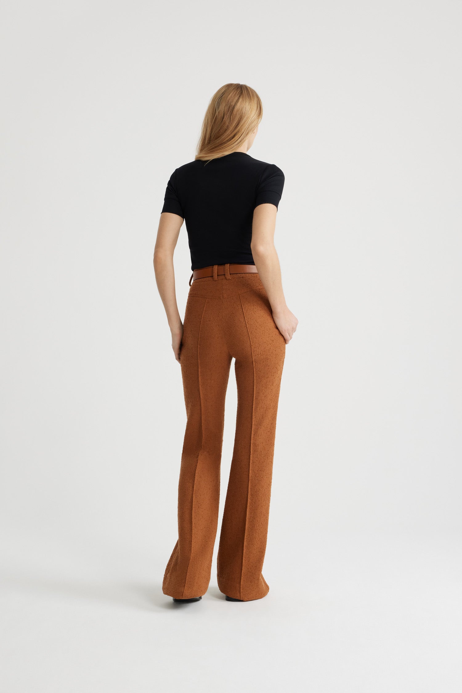 Patou - Henley top in organic cotton - Black - Black organic cotton top. Ribbed jersey. Fitted silhouette. Round neck with gold JP-engraved snap buttons. This style is fitted.