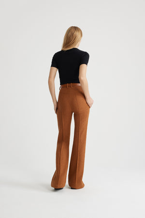 Henley top in organic cotton