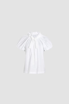 T-Shirt mit Kordelzug aus Bio-Baumwolle