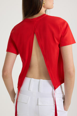 T-shirt dos nu en coton bio
