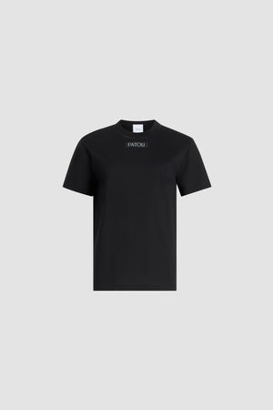 T-shirt con etichetta con logo Patou in cotone bio