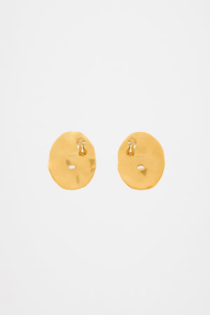 Boucles d’oreilles visage en laiton