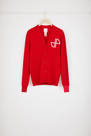 JP cardigan in wool and cashmere