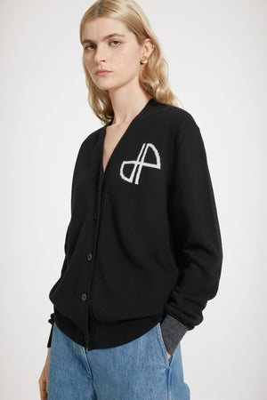 JP cardigan in wool and cashmere