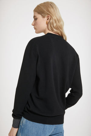 JP cardigan in wool and cashmere