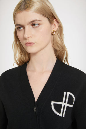 JP cardigan in wool and cashmere