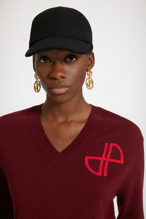 JP V-neck jumper in wool and cashmere