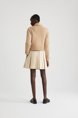 Patou intarsia jumper in sustainable wool and cashmere