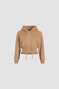 Hoodie in misto lana e cachemire ecosostenibile