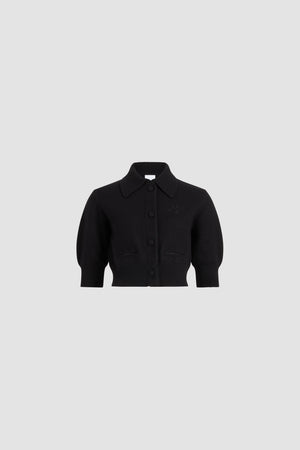 Cardigan corto in lana