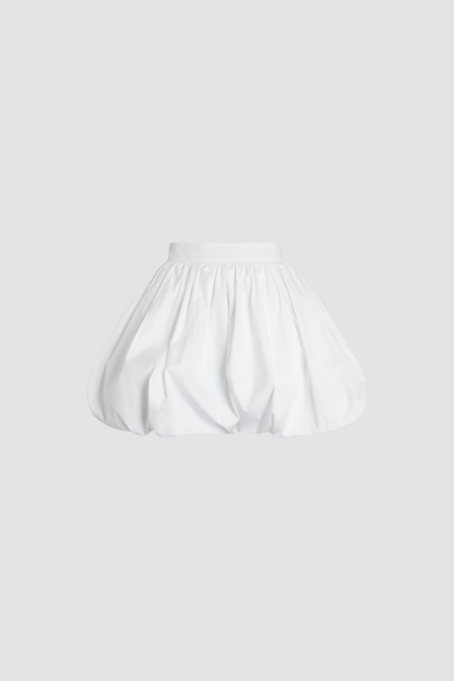 Patou - Minigonna a palloncino in cotone bio - White - Gonna in popeline di cotone bio bianco. Modello corto e voluminoso. Vita alta. Chiusura con zip.