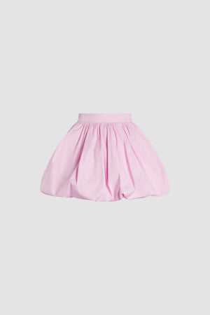 Bubble mini skirt in organic cotton