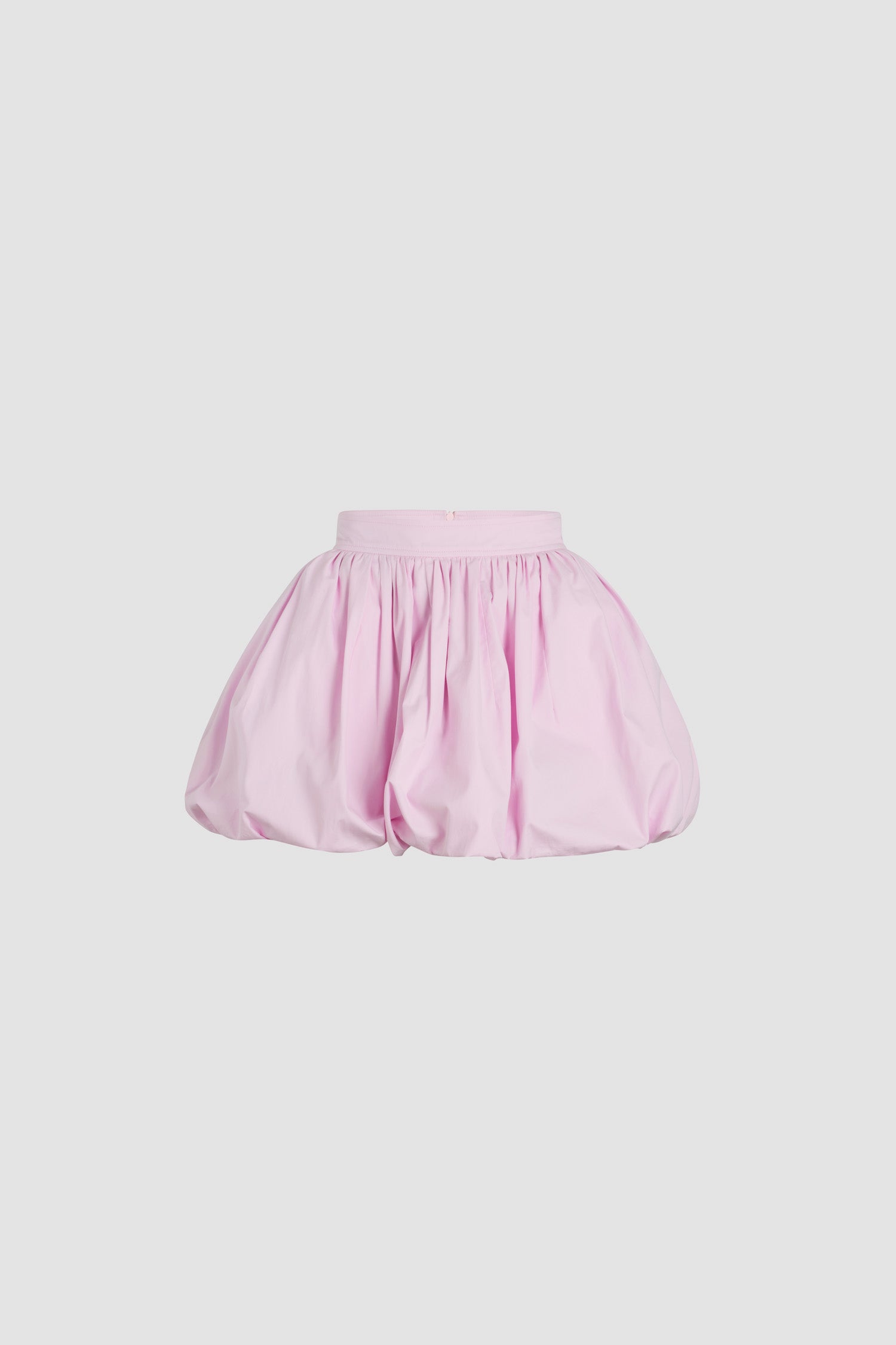 Patou - Minigonna a palloncino in cotone bio - Primrose Pink - Gonna in popeline di cotone bio rosa. Modello corto e voluminoso. Vita alta. Chiusura con zip.
