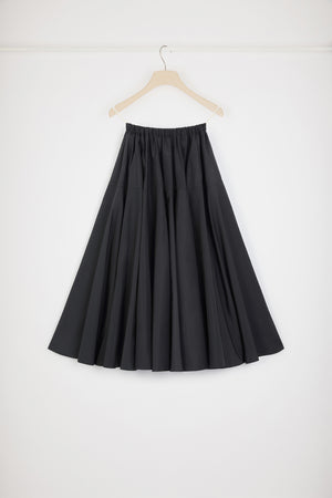 Maxi skirt in recycled faille
