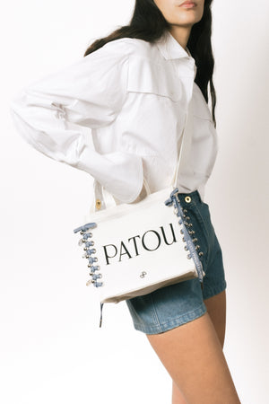 Patou Upcycling Canvas-Shopper aus Bio-Baumwolle