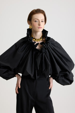 La Patou Blouse en faille recyclée