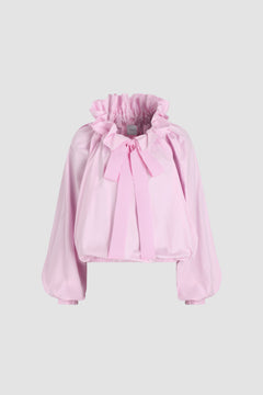 Blouse à manches bouffantes en coton bio