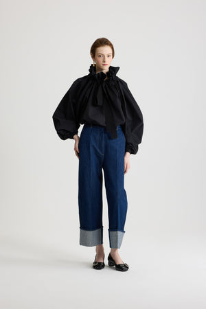La Patou Blouse in organic cotton poplin