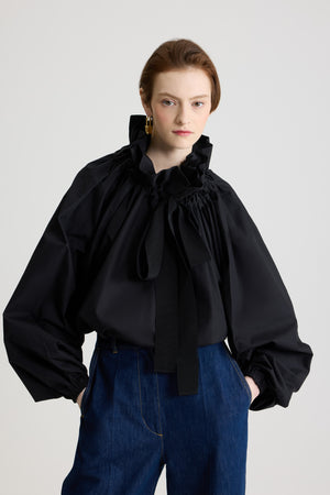 La Patou Blouse in organic cotton poplin