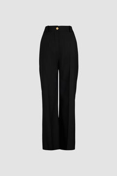 Pantalone a gamba dritta in lana vergine