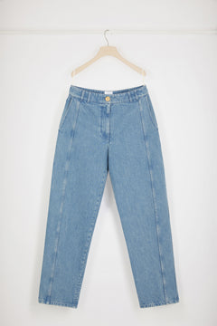 Cargo trousers in organic cotton denim