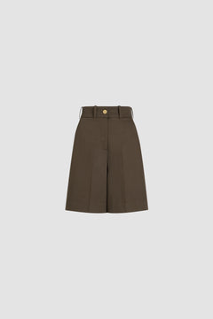 Bermudas in organic cotton gabardine